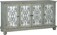 Weathered Gray Four Door Console - Weathered