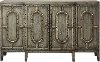 Clearance Distressed Silver Bar Cabinet