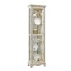 Clearance Weathered Antique White Tall Curio