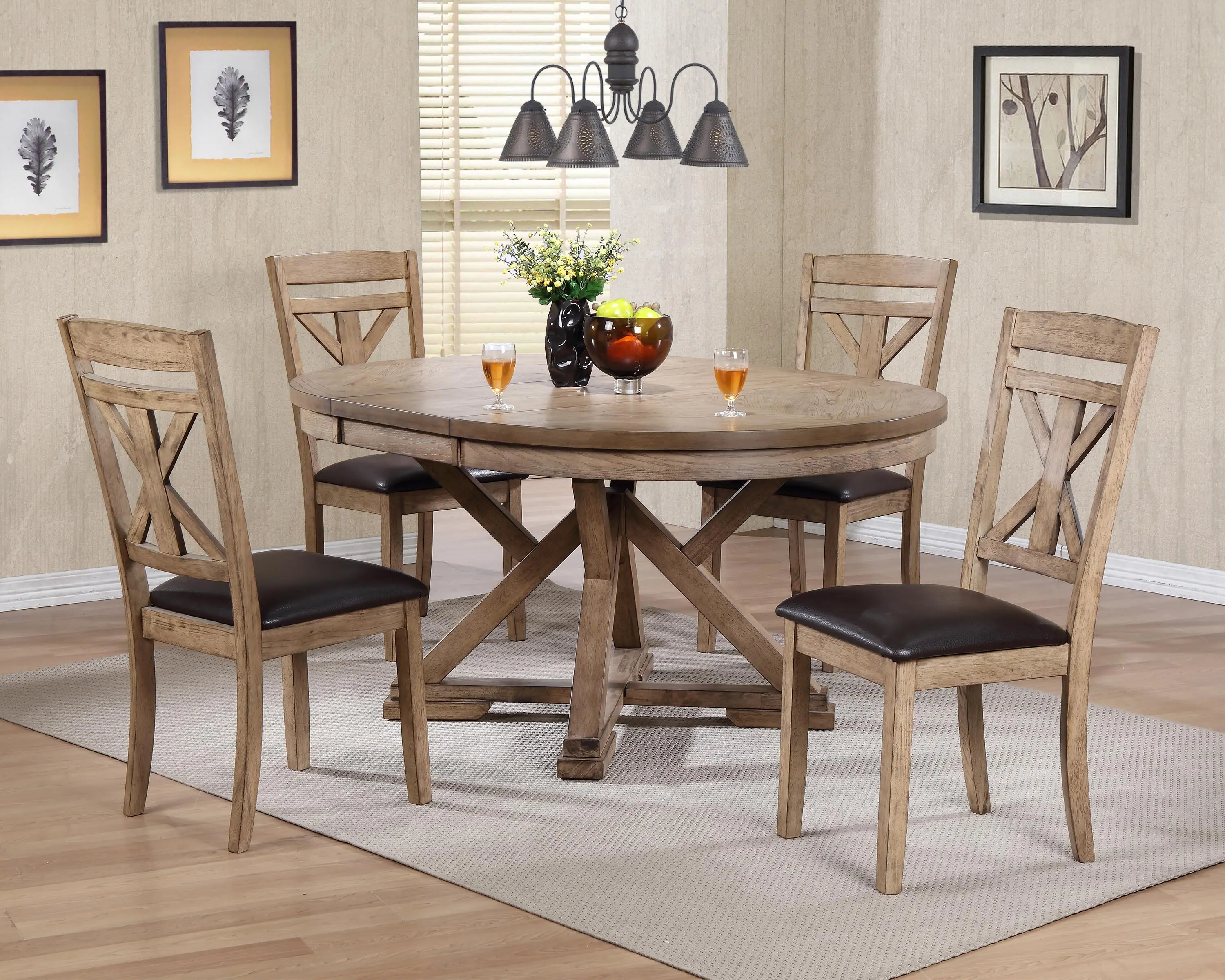 Grandview Mushroom Round Dining Table-2