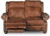 Coffee Bean Brown Leather Power Reclining Loveseat - Hancock