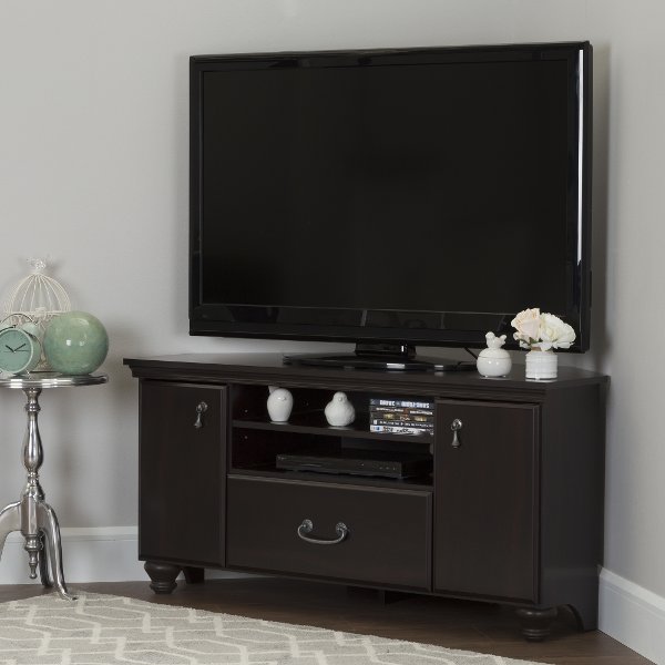 Search Results For Lcd Tv Stands Root Rc Willey 10380 Dark Gany Corner Tv Stand For Tvs Up To 55 Inch Noble
