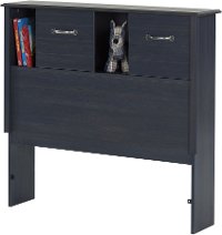 10360 Blueberry Twin Bookcase Headboard - Ulysses-2