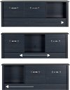 10360 Blueberry Twin Bookcase Headboard - Ulysses-3