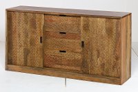 Natural Sliding Door Sideboard