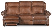 Coffee Brown Leather Power Reclining Living Room Set - Hancock