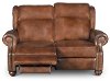 Coffee Brown Leather Power Reclining Living Room Set - Hancock-2