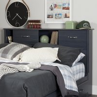 10365 Blueberry Full Size Bookcase Headboard - Ulysses