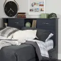 10365 Ulysses Blue Full Bookcase Headboard - South Shore