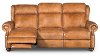 Whiskey Brown Leather Power Reclining Living Room Set - Hancock-1