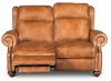 Whiskey Brown Leather Power Reclining Living Room Set - Hancock-2