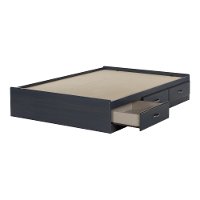 10366 Blueberry Full Size Mates Storage Bed - Ulysses -2