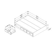 10366 Blueberry Full Size Mates Storage Bed - Ulysses -5