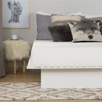 100154 White Basic 8 Inch Full Memory Foam Mattress - Somea