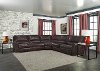 Dark Brown 5 Piece Power Reclining Sectional Sofa - Salinger
