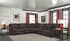 Dark Brown 6 Piece Power Reclining Sectional Sofa - Salinger