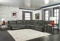 Charcoal Gray 6 Piece Power Sectional Sofa - Salinger