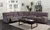 Gray Tailored 6 Piece Power Reclining Sectional - Rock Quarry-2