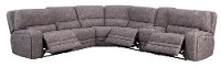 Gray Tailored 6 Piece Power Reclining Sectional Sofa - Rock Quarry-3