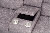 Gray Tailored 6 Piece Power Reclining Sectional Sofa - Rock Quarry-5