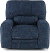 Indigo Blue Power Recliner - Rock Quarry
