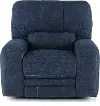 Rock Quarry Indigo Blue Power Recliner