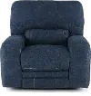 Rock Quarry Indigo Blue Power Recliner