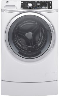 GFW490RSKWW GE Front Load Washer with Steam - 4.9 cu. ft. White