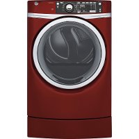 GFD49ERPKRR GE RightHeight Electric Dryer with Steam - 8.3 cu. ft. Red-2