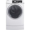 GFD49ERSKWW GE RightHeight Electric Dryer with Steam - 8.3 cu. ft. White