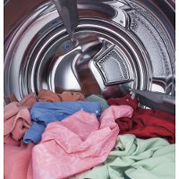 GFD49ERSKWW GE RightHeight Electric Dryer with Steam - 8.3 cu. ft. White-3