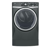 GFD49ERPKDG GE 8.3 cu. ft. Capacity Front Load Electric Dryer with Steam - Gray