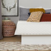 100155 White Basic 8 Inch Queen Memory Foam Mattress - Somea