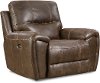Chocolate Brown Power Recliner - Desert