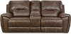Chocolate Brown Manual Reclining Loveseat - Desert