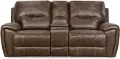 Desert Brown Power Reclining Loveseat