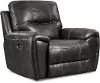 Eclipse Black Power Recliner - Desert