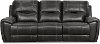 Eclipse Black Manual Reclining Sofa - Desert