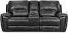 Eclipse Black Manual Reclining Loveseat - Desert