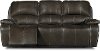Midnight Brown Manual Reclining Sofa - Jamestown