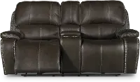 Jamestown Midnight Brown Power Reclining Loveseat