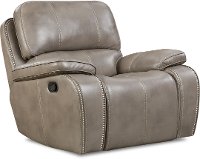 Smoke Gray Power Recliner - Jamestown