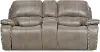 Clearance Jamestown Smoke Gray Manual Reclining Loveseat