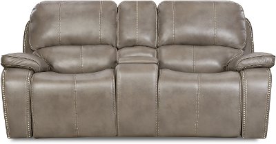 Smoke Gray Manual Reclining Loveseat - Jamestown