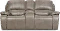 Jamestown Smoke Gray Power Reclining Loveseat
