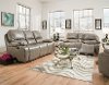 Smoke Gray Manual Reclining Living Room Set - Jamestown