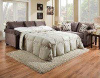 Chocolate Brown Queen Sofa Bed - Jojo-3