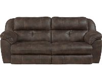 Dusk Brown Power Reclining Living Room Set - Ferrington-2