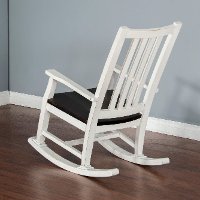 Bourbon French Country White Rocker-2