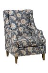 Clearance Indigo Blue Accent Chair - Westbrook